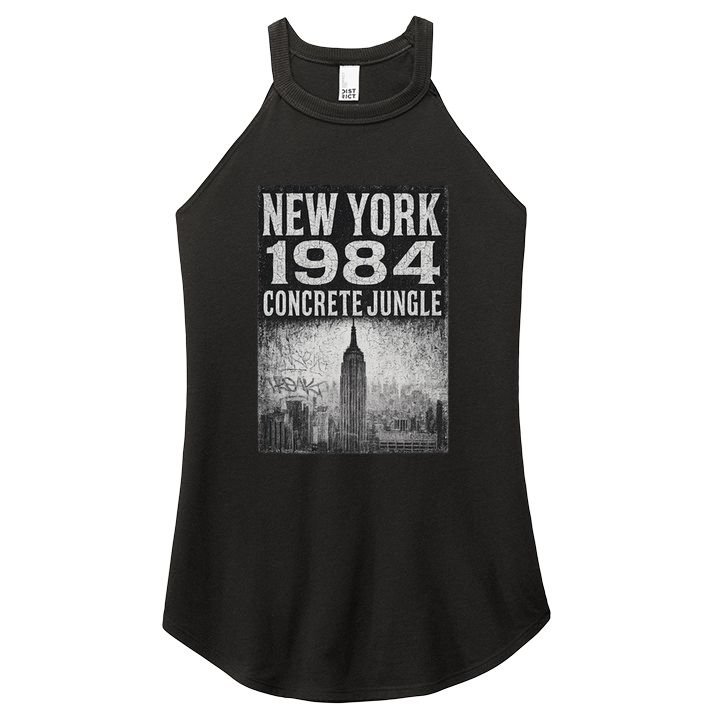 Concrete Jungle 1984 New York Women's Perfect Tri Rocker Tank
