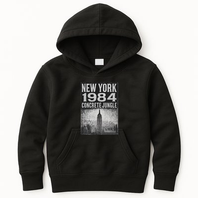Concrete Jungle 1984 New York Kids Hoodie