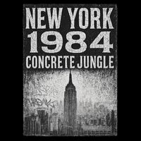 Concrete Jungle 1984 New York Wool Snapback Cap