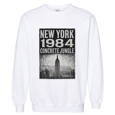 Concrete Jungle 1984 New York Garment-Dyed Sweatshirt