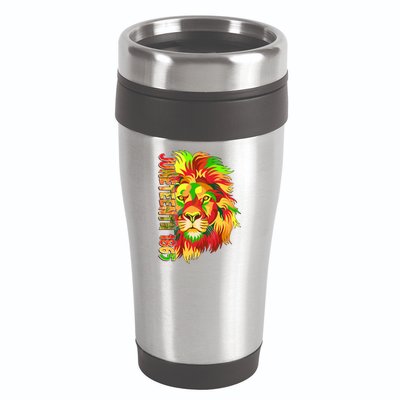 Cool Juneteenth 1865 Lion Head Face 16oz Travel Tumbler