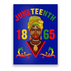 Celebrate Juneteenth 1865 Black Freedom African Gift Poster