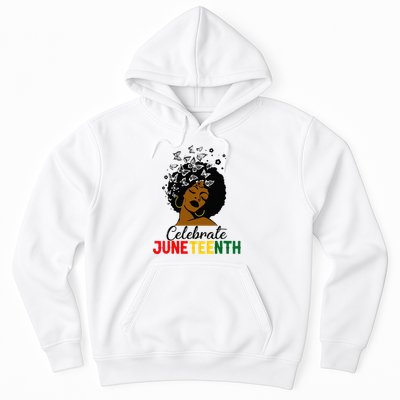 Celebrate Juneteenth 1865 Black Girl Magic Melanin Women Hoodie