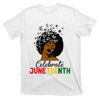 Celebrate Juneteenth 1865 Black Girl Magic Melanin Women T-Shirt