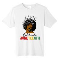 Celebrate Juneteenth 1865 Black Girl Magic Melanin Women Tall Fusion ChromaSoft Performance T-Shirt