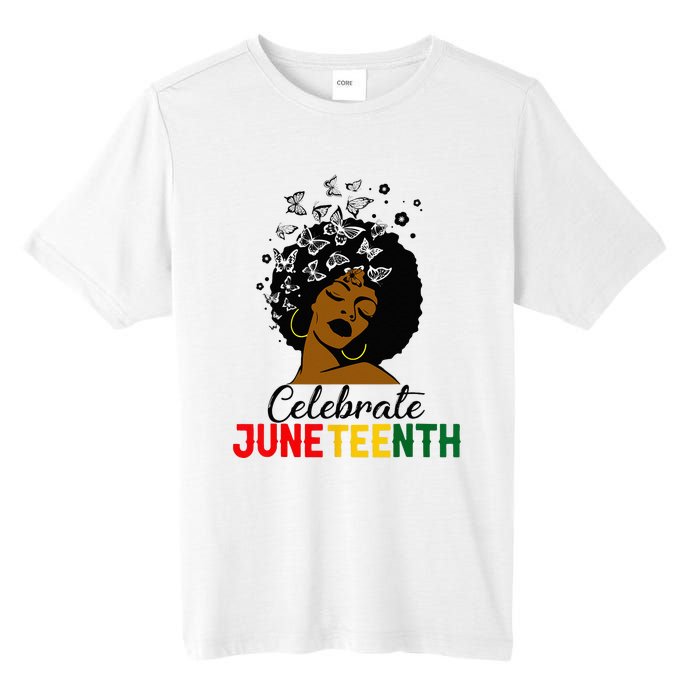 Celebrate Juneteenth 1865 Black Girl Magic Melanin Women Tall Fusion ChromaSoft Performance T-Shirt