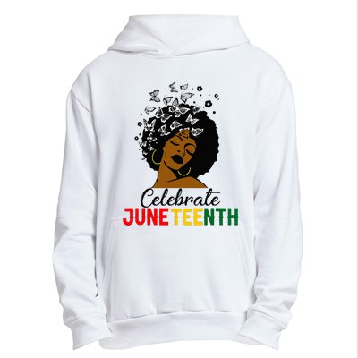 Celebrate Juneteenth 1865 Black Girl Magic Melanin Women Urban Pullover Hoodie