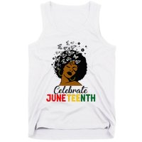 Celebrate Juneteenth 1865 Black Girl Magic Melanin Women Tank Top