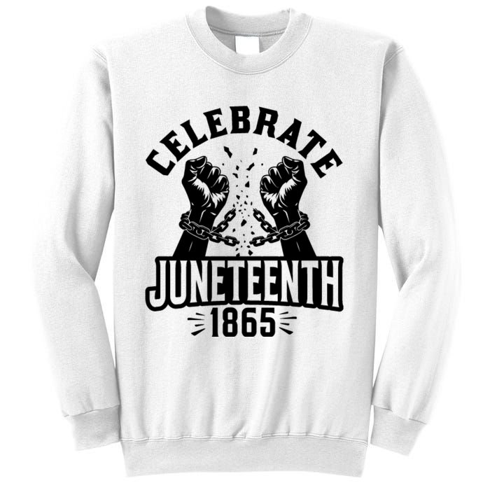 Celebrate Juneteenth 1865 Sweatshirt