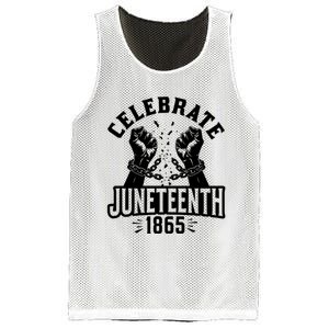 Celebrate Juneteenth 1865 Mesh Reversible Basketball Jersey Tank