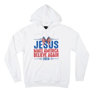 Coquette Jesus 2024 Make America Believe Again Hoodie