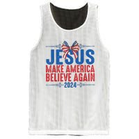 Coquette Jesus 2024 Make America Believe Again Mesh Reversible Basketball Jersey Tank