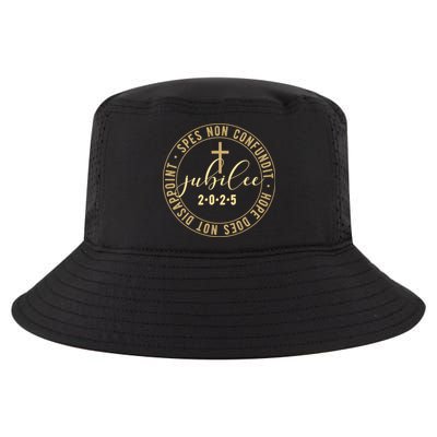 Catholic Jubilee 2025 Commemorative Design With Crucifix Cool Comfort Performance Bucket Hat