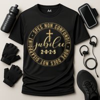 Catholic Jubilee 2025 Commemorative Design With Crucifix Performance Shirt