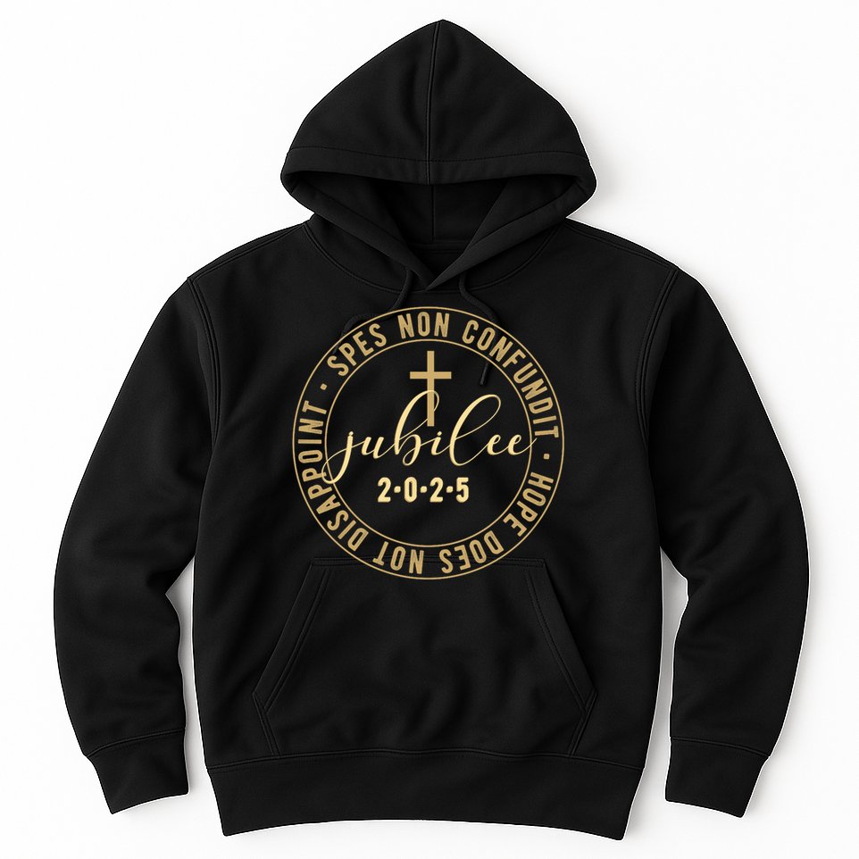 Catholic Jubilee 2025 Commemorative Design With Crucifix Hoodie