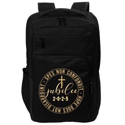 Catholic Jubilee 2025 Commemorative Design With Crucifix Impact Tech Backpack
