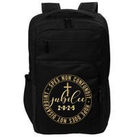 Catholic Jubilee 2025 Commemorative Design With Crucifix Impact Tech Backpack