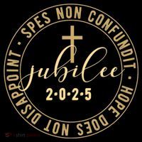 Catholic Jubilee 2025 Commemorative Design With Crucifix Flatbill Hat
