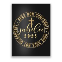 Catholic Jubilee 2025 Commemorative Design With Crucifix Poster