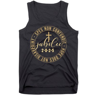 Catholic Jubilee 2025 Commemorative Design With Crucifix Tank Top