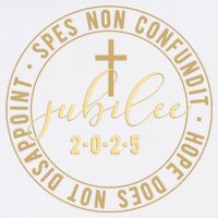 Catholic Jubilee 2025 Commemorative Design With Crucifix Garment-Dyed Sweatshirt