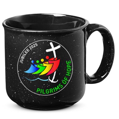 Catholic Jubilee 2025 Stained Glass Pilgrims Of Hope 15oz Campfire Ceramic Mug
