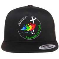 Catholic Jubilee 2025 Stained Glass Pilgrims Of Hope Flatbill Hat