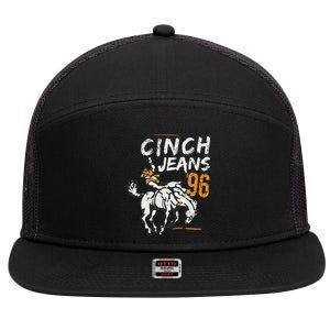 Cinch Jeans 96 Cow 7 Panel Mesh Trucker Snapback Hat