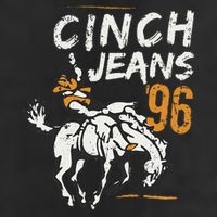 Cinch Jeans 96 Cow 7 Panel Mesh Trucker Snapback Hat