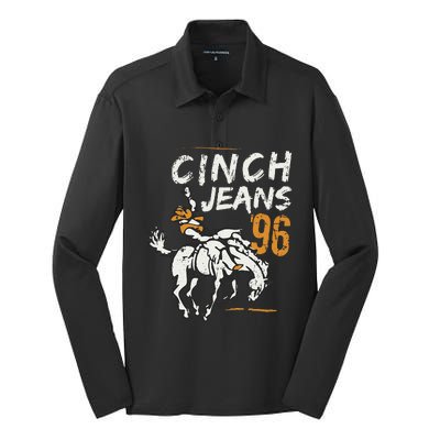 Cinch Jeans 96 Cow Silk Touch Performance Long Sleeve Polo