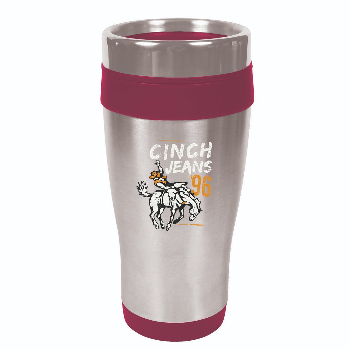 Cinch Jeans 96 Cow 16oz Travel Tumbler