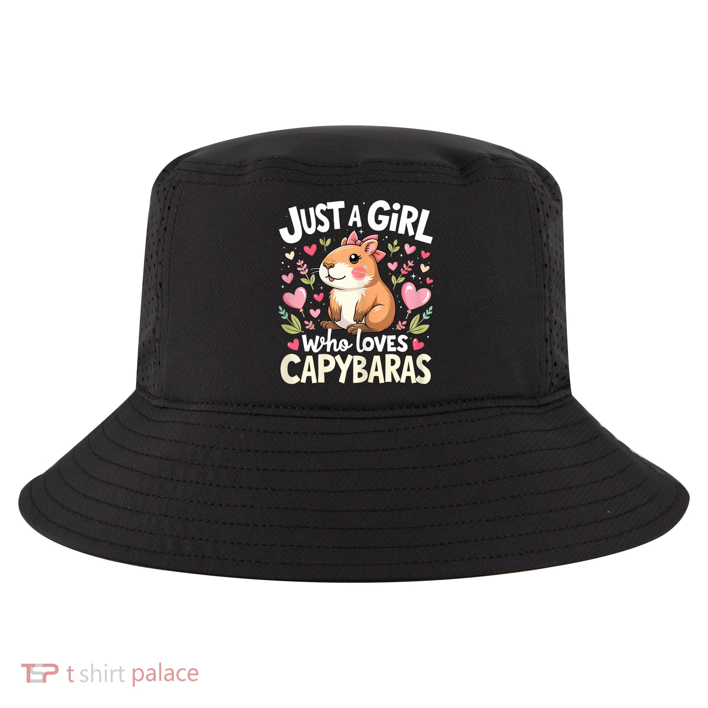 Capybara Just A Girl Who Loves Capybara Lover Cool Comfort Performance Bucket Hat