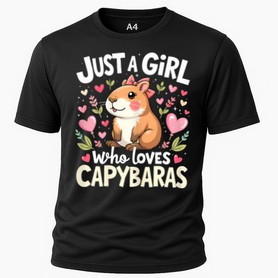 Capybara Just A Girl Who Loves Capybara Lover Performance Shirt