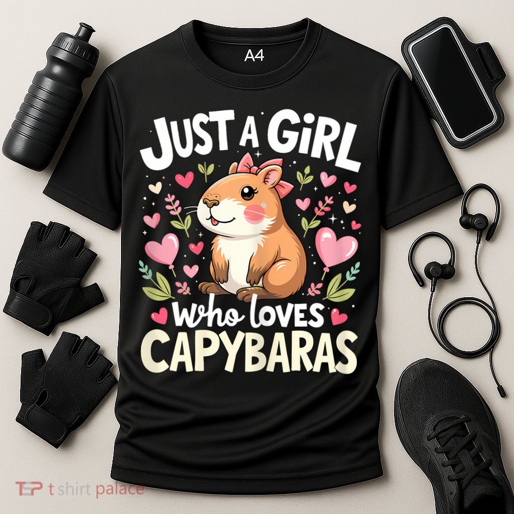 Capybara Just A Girl Who Loves Capybara Lover Performance Shirt