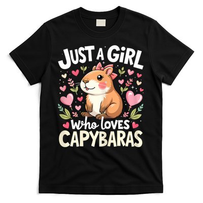 Capybara Just A Girl Who Loves Capybara Lover T-Shirt