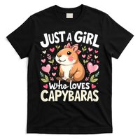 Capybara Just A Girl Who Loves Capybara Lover T-Shirt