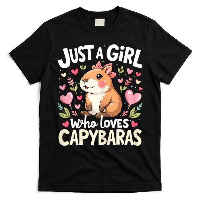 Capybara Just A Girl Who Loves Capybara Lover T-Shirt