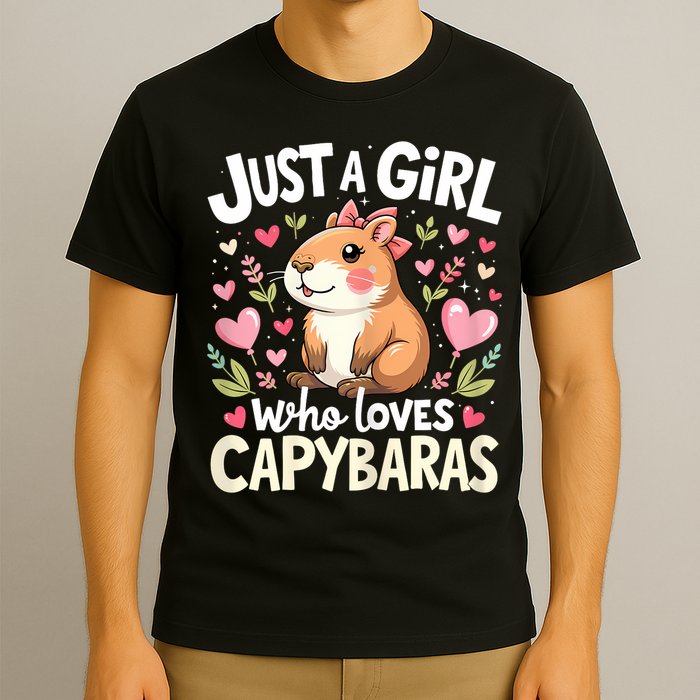Capybara Just A Girl Who Loves Capybara Lover T-Shirt