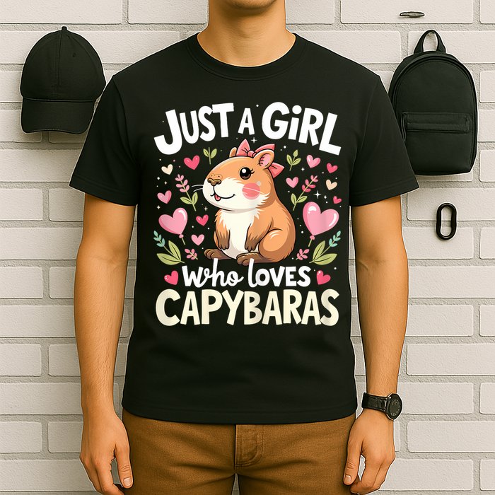 Capybara Just A Girl Who Loves Capybara Lover T-Shirt