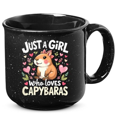 Capybara Just A Girl Who Loves Capybara Lover 15oz Campfire Ceramic Mug