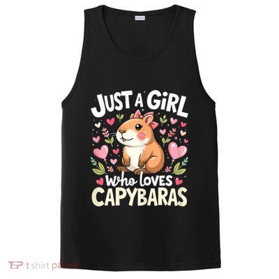 Capybara Just A Girl Who Loves Capybara Lover PosiCharge Competitor Tank