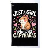 Capybara Just A Girl Who Loves Capybara Lover Golf Towel