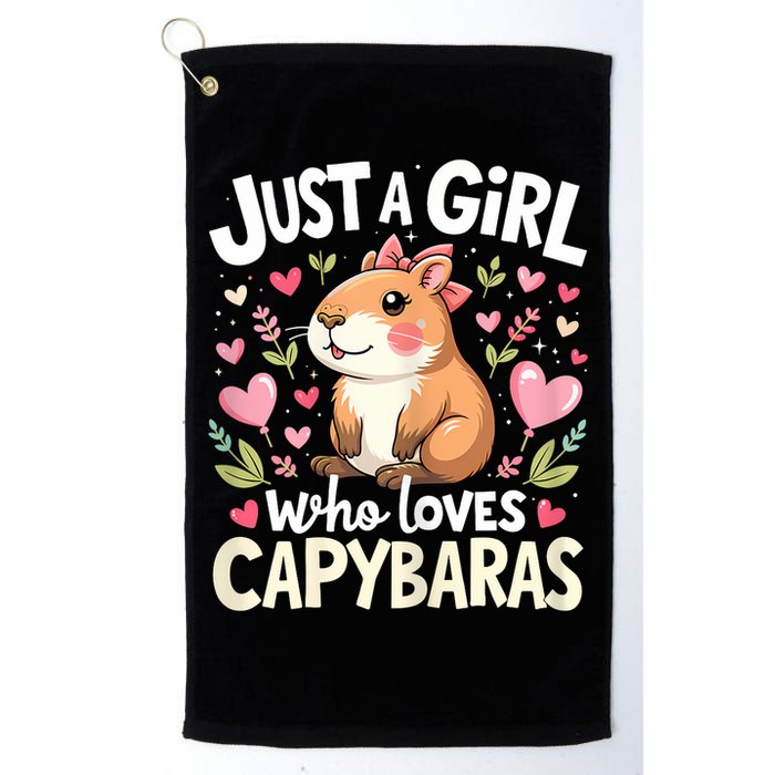 Capybara Just A Girl Who Loves Capybara Lover Golf Towel