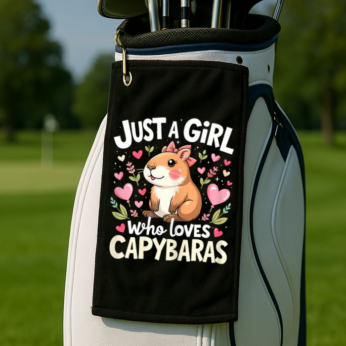 Capybara Just A Girl Who Loves Capybara Lover Golf Towel