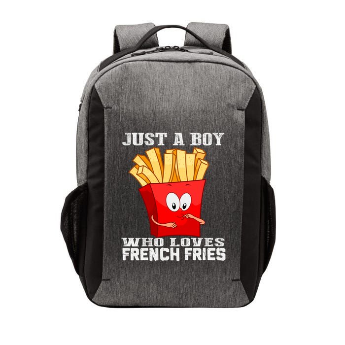 Cute Just A Boy Who Loves French Fries Vector Backpack