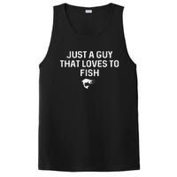 Cute Just A Guy That Loves To Fish Angler Fisherman Gifts Fishing PosiCharge Competitor Tank