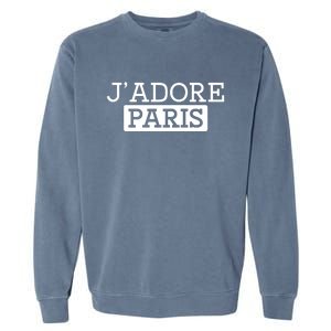 Cool J Adore Paris I Love Paris French Garment-Dyed Sweatshirt