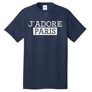 Cool J Adore Paris I Love Paris French Tall T-Shirt