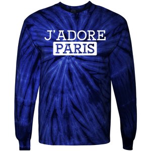 Cool J Adore Paris I Love Paris French Tie-Dye Long Sleeve Shirt