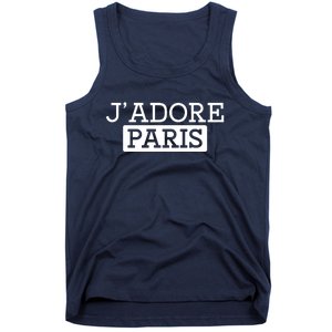 Cool J Adore Paris I Love Paris French Tank Top